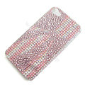 Bling S-warovski crystal cases Bowknot diamond covers for iPhone 5S - Pink