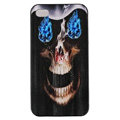 Skull Hard Back Cases Covers Skin for iPhone 5S - Black EB004