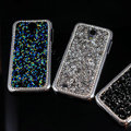 Luxury Bling Case Protective Shell Cover for Samsung GALAXY NoteIII 3 - Blue
