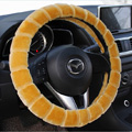Yle Auto Car Steering Wheel Cover Cashmere Diameter 15 inch 38CM - Orange