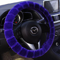 Yle Auto Car Steering Wheel Cover Cashmere Diameter 15 inch 38CM - Purple