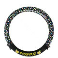 Yle Auto Car Steering Wheel Cover Lace Dots Superfibers Diameter 15 inch 38CM - Color Black