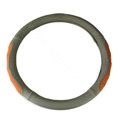 Yle Auto Car Steering Wheel Cover Microfiber leather Diameter 15 inch 38CM - Gray