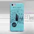 Nillkin Peacock Drawing Color Cover Hard Case Skin for Apple iPhone 5C - Blue