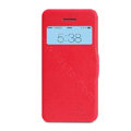 Nillkin Victory Flip leather Case Button Holster Cover Skin for Apple iPhone 5C - Red