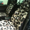 Customized Cloth Camo Auto Car Seat Covers 11pcs Sets for Vehicle - Green