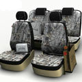 Sportsman Customized Realtree Camo Auto Car Seat Covers 10pcs Sets for Jeep Liberty - Grey