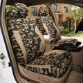 Tailored Custom Made Camo Automotive Car Seat Covers 8pcs Sets for Vehicle - Green