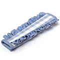Elegant Cloth Cotton Floral Print Automotive Seat Safety Belt Covers Car Decoration 2pcs - Blue