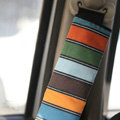 Personalised Canvas Cloth Cotton Line Auto Seat Safety Belt Covers Car Decoration 2pcs - Multicolor