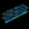 Pretty Flower Lace Synthetic Fiber Automotive Seat Safety Belt Covers Car Decoration 2pcs - Blue