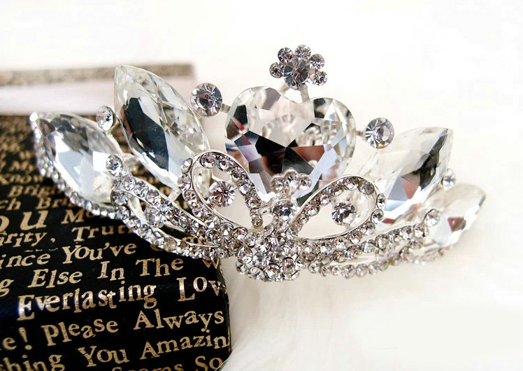 Newest Bride Peacock Rhinestone Crystal Bridal Hair Crowns Tiaras Wedding Accessories