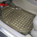 Cheap Clear PVC Plastic Universal Vehicle Auto Foot Carpet Car Floor Mats 5pcs Sets - Brown