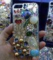 S-warovski crystal cases Bling Flowers diamond cover for iPhone 6 - White