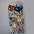 S-warovski crystal cases Bling Spider diamond cover for iPhone 6 - White