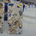 Bling S-warovski crystal cases Angel star diamond covers for iPhone 6 Plus - White