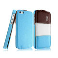 IMAK Chocolate Series leather Case Holster Cover for iPhone 6 Plus - Blue
