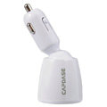 Capdase Moving Auto Dual USB Car Charger Universal Charger for iPhone 6 Plus - White