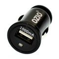 Ozio 1.0A Auto USB Car Charger Universal Charger for iPhone 6 Plus - Black