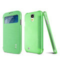 IMAK Shell Leather Case Holster Cover Skin for Samsung Galaxy Note 4 N9100 - Green
