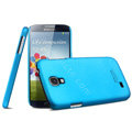 IMAK Ultrathin Matte Color Cover Hard Case for Samsung Galaxy Note 4 N9100 - Blue