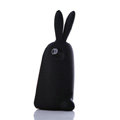 TPU Three-dimensional Rabbit Covers Silicone Shell for iPhone 6 Plus 5.5 - Black