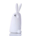TPU Three-dimensional Rabbit Covers Silicone Shell for iPhone 6 Plus 5.5 - White
