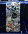 Bling S-warovski crystal cases Saturn diamond cover for iPhone 7 - Green