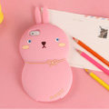 Cute TPU Princess Rabbit Covers Silicone Shell for iPhone 7 - Pink