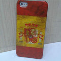 Retro Spain flag Hard Back Cases Covers Skin for iPhone 6S Plus