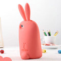 TPU Three-dimensional Rabbit Covers Silicone Shell for iPhone 6S Plus 5.5 - Watermelon