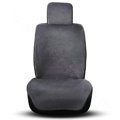 Luxury Genuine Wool Auto Cushion Man Business Universal Car Seat Covers 11pcs Sets - Grey