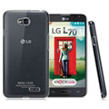 IMAK Crystal Cases Hard Covers Shell for LG L70 D325 D320 - Transparent