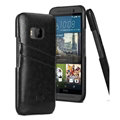 IMAK Sagacity Leather Cases Holster Covers Shell for HTC One M9 - Black