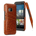 IMAK Sagacity Leather Cases Holster Covers Shell for HTC One M9 - Brown