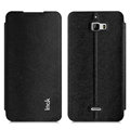 IMAK Squirrel Lines Leather Cases Support Holster Covers for Coolpad 8297 F1 - Black
