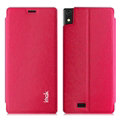 IMAK Squirrel Lines Leather Cases Support Holster Covers for Gionee 9000 ELIFE S5.5 - Rose
