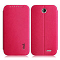 IMAK Squirrel Lines Leather Cases Support Holster Covers for HTC Desire 310 D310W - Rose