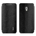 IMAK Squirrel Lines Leather Cases Support Holster Covers for HTC Desire 700 7088 - Black