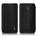 IMAK Squirrel Lines Leather Cases Support Holster Covers for Huawei Ascend Mate 2 MT2 - Black