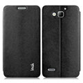 IMAK Squirrel Lines Leather Cases Support Holster Covers for Huawei G750 Honor 3X - Black