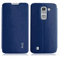 IMAK Squirrel Lines Leather Cases Support Holster Covers for LG Optimus G Pro 2 - Blue