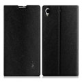 IMAK Squirrel Lines Leather Cases Support Holster Covers for Sony Ericsson L39t L39U Z1 - Black