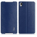 IMAK Squirrel Lines Leather Cases Support Holster Covers for Sony Xperia Z2 D6503 L50w - Blue