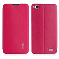 IMAK Squirrel Lines Leather Cases Support Holster Covers for ZTE Nubia Z5s mini NX403A - Rose