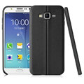 IMAK Vega Silicone Soft Cases TPU Covers Housing for Samsung Galaxy J7 J7008 - Black