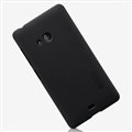 Nillkin Frosted Shield Matte Hard Casing Skin Covers for Microsoft Lumia 540 - Black