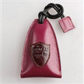 Special Universal Genuine Leather Oil Wax Auto Key Bags - Rose