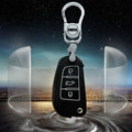 Good Genuine Leather Auto Key Bags Fold for Audi Q7 - Black