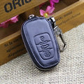 Hot Sales Genuine Leather Automobile Key Bags Smart for Audi A8L - Black